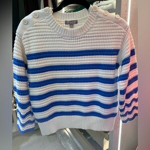 J. Crew Textured White Sweater